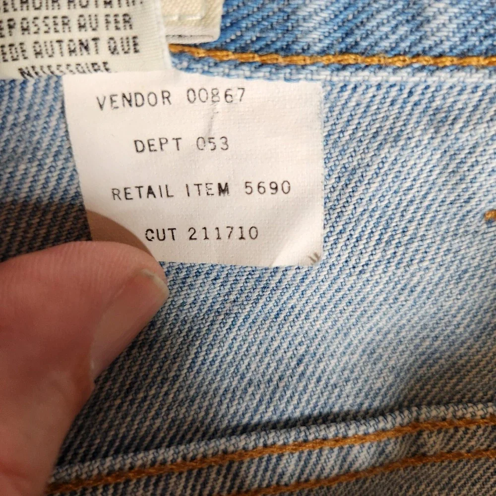 Vintage Eddie Bauer Jeans Men's 37X31 (Tag‎ 38X30) Tapered Leg Blue Denim Pants